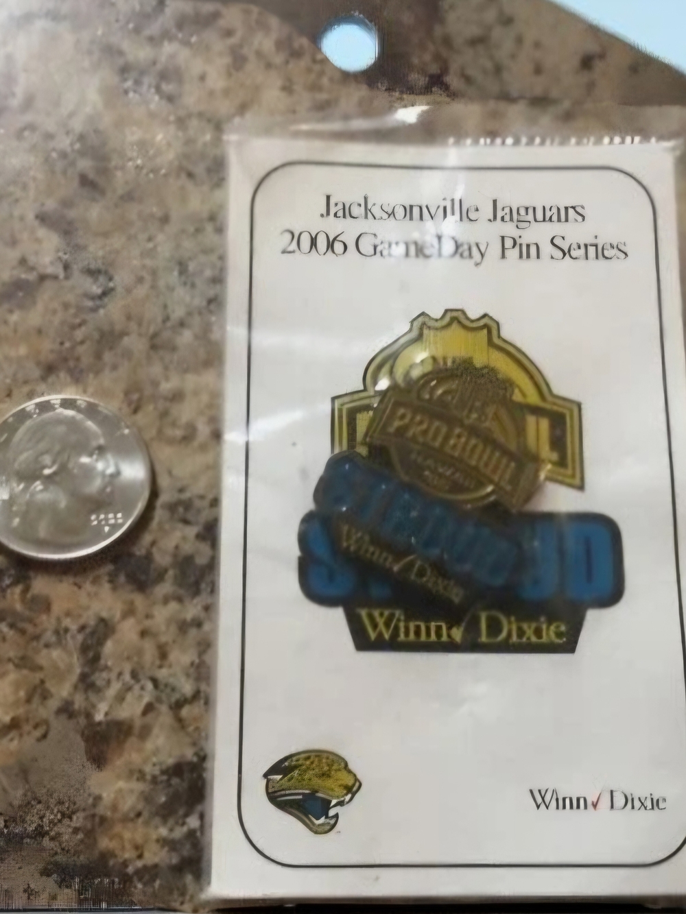 Vintage 2006 Jacksonville Jaguars GameDay Pin Series Marcus Stroud